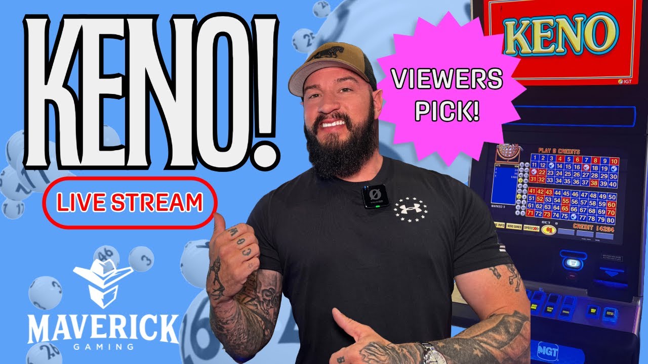 Can you win on Keno? 🎰 LIVE STREAM and live play with a Slot Tech!