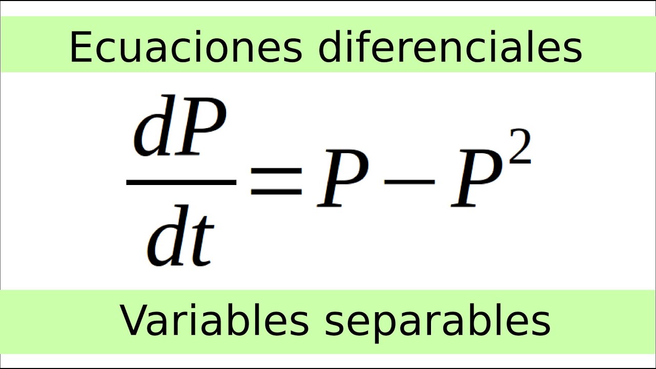 dP/dt = P-P^2