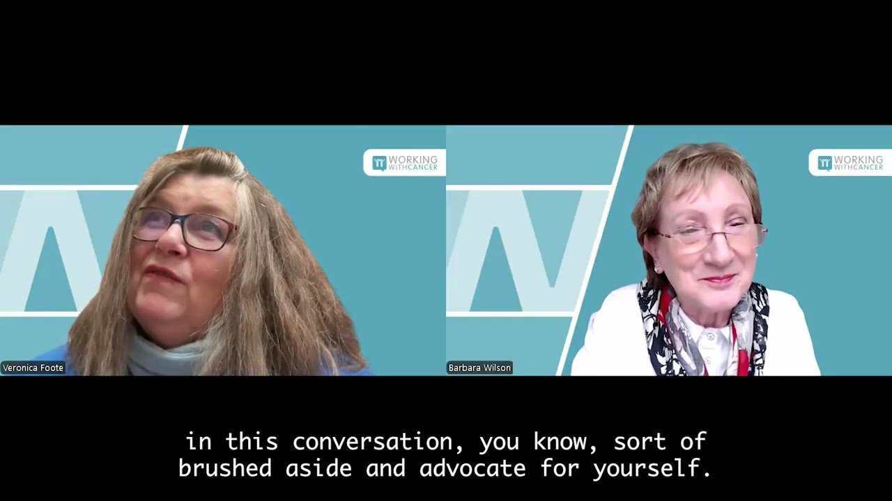 Veronica Foote speaks about her experience as a patient- Q9