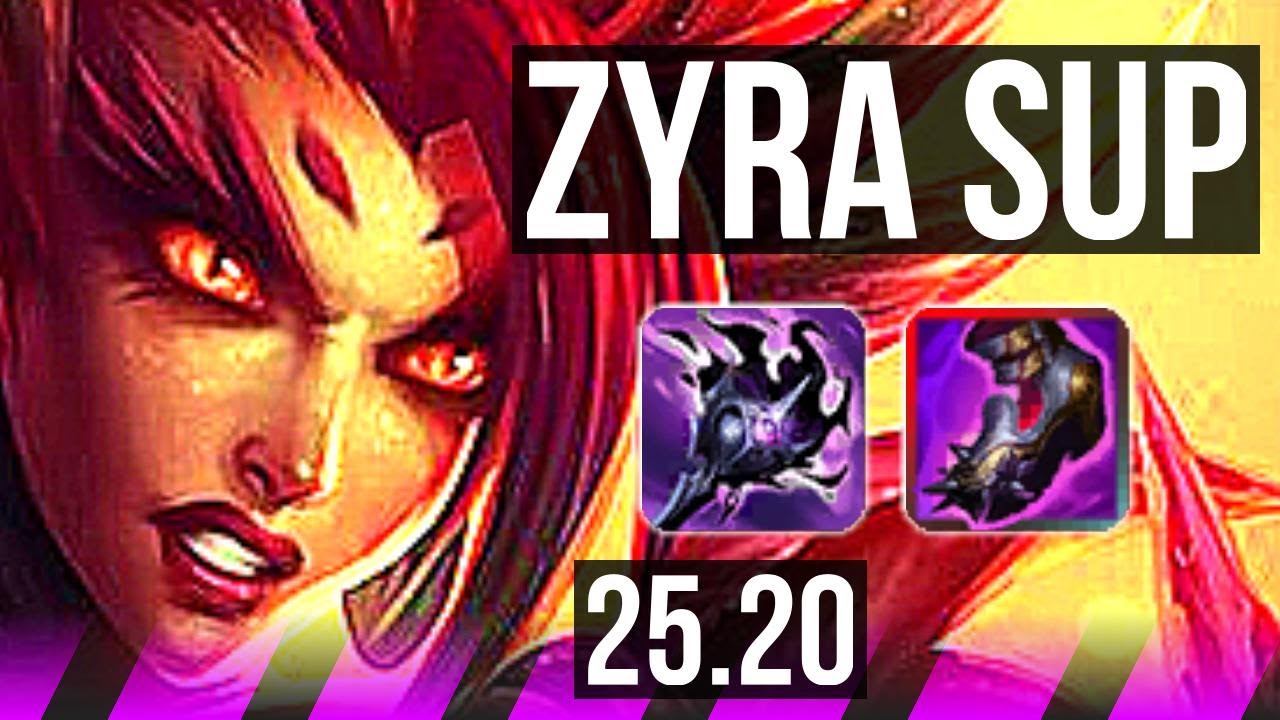 ZYRA & Draven vs BLITZCRANK & Kai'Sa (SUP) | 7/3/11 | EUW Grandmaster | 25.20