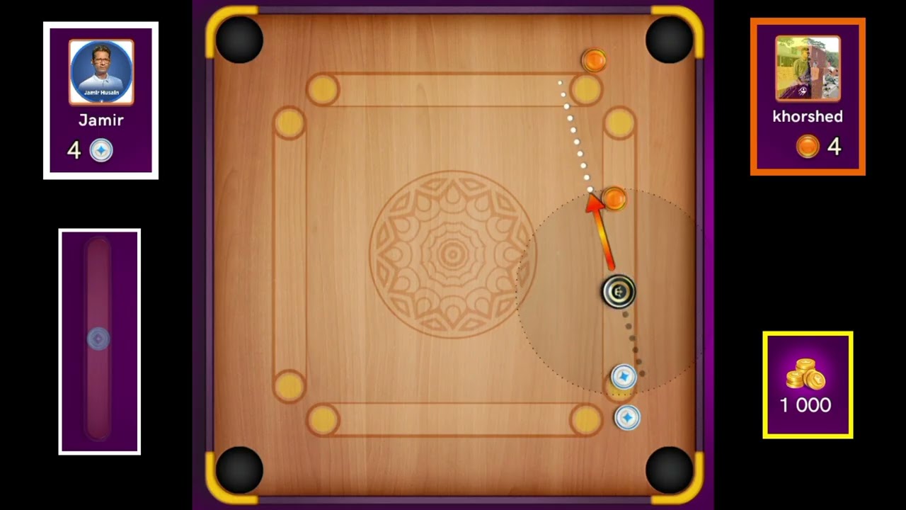 Carrom Pool Hack #youtubeshorts #shortsviral #shortsstoryexplain #worldgaming #games #gameplay 