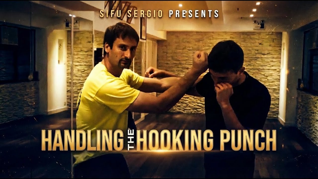 Sifu Sergio Presents handeling the hooking punch the IWKA Wing Chun Way