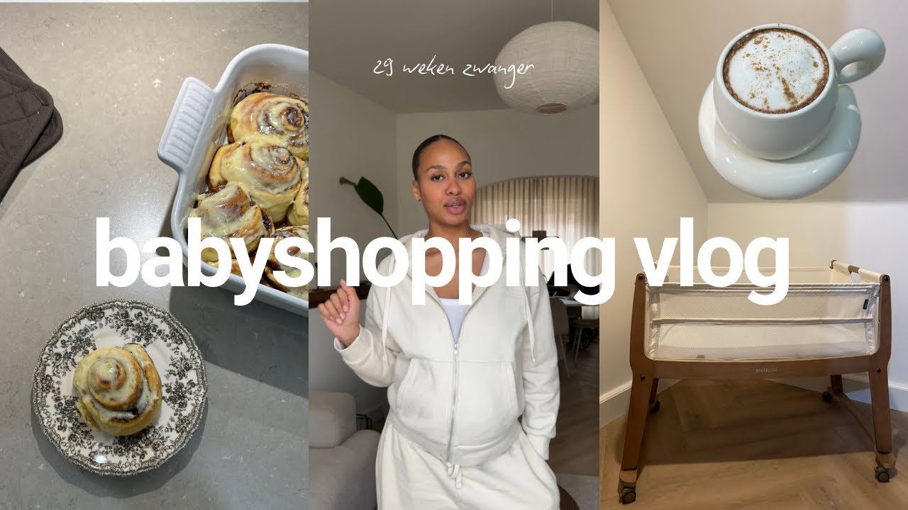 babyshopping vlog: 29 weken zwanger, mega babyhaul & babykamer organizen 🧦