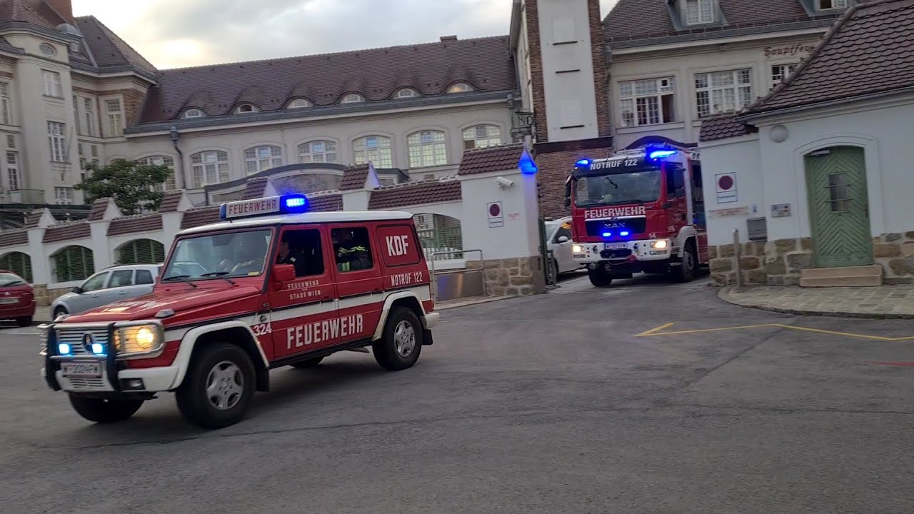 BF Wien KDF+HLF+DLK+TLF | 13.6.2022 | Blaulicht_Fabi