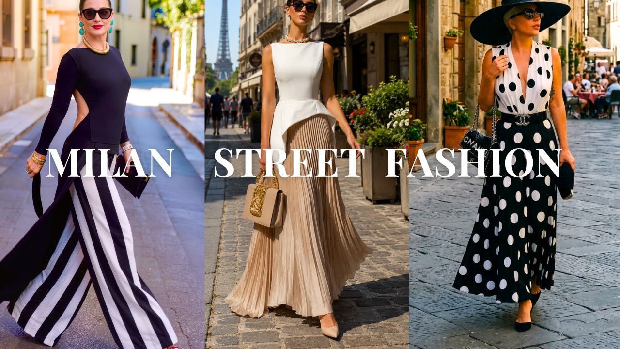 Milan Street Fashion 2026 | How Italian Fashionistas Wear Summer Trends | Luxury Shopping Walk