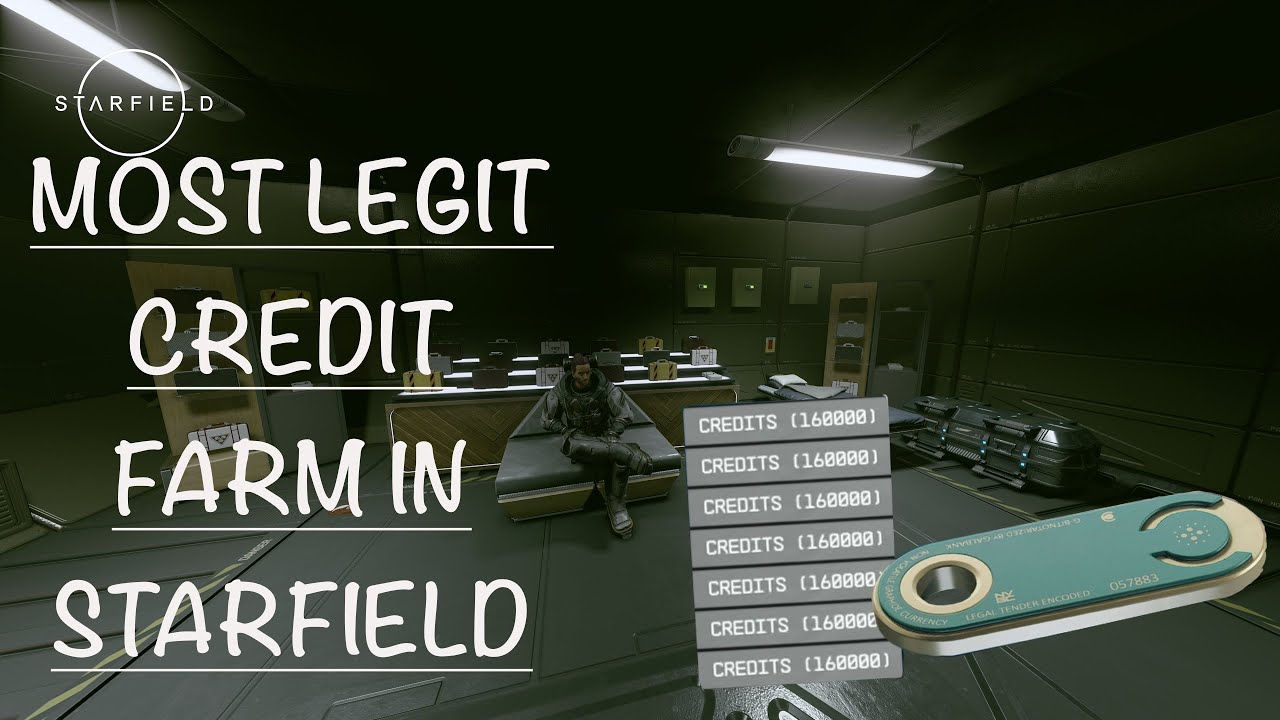 Most legit credit farm in Starfield using contraband