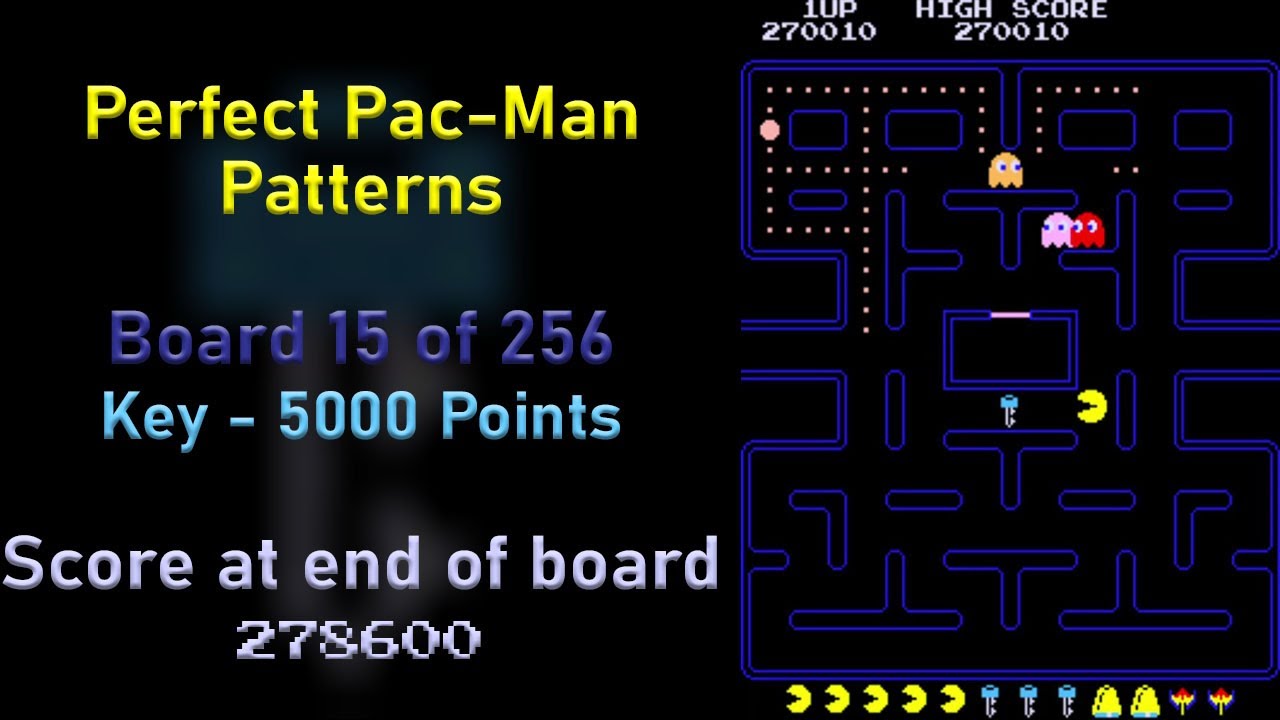 Perfect Pac-Man Patterns - Board 15 of 256 - 3rd Key