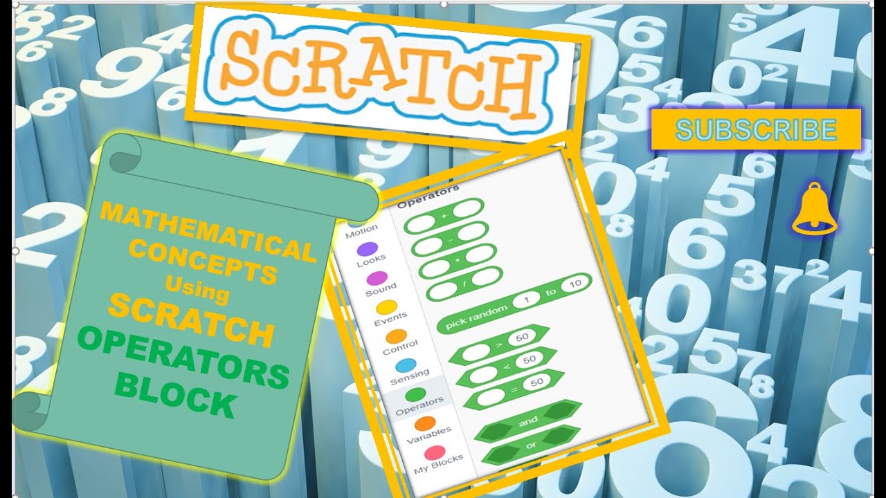 #scratch tutorial operators block  | simple example on #operators  block