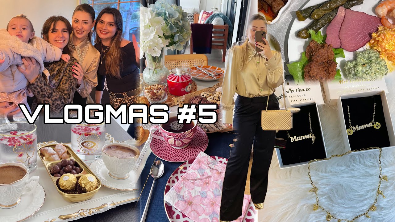 VLOGMAS #5 || WORKSHOP A GİDİYORUZ | TAKI YAPTIM | TAKİPÇİME DAVETLİYİM | BAŞIMA GELENLER