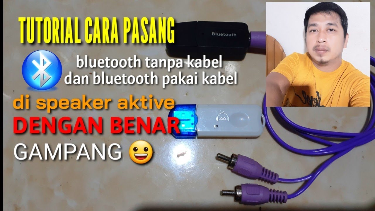 Tutorial cara menggunakan receiver bluetooth di speaker aktive