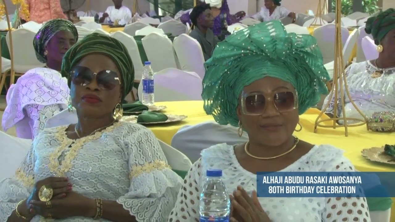 The 80th Birthday Celebration of Alhaji Abudu Rasaki Awosanya. Please click on the subscribe button 