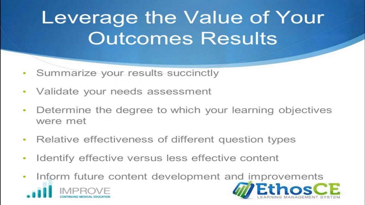 5 Keys to Successful CME Outcomes Measurement | Continuing Medical Education