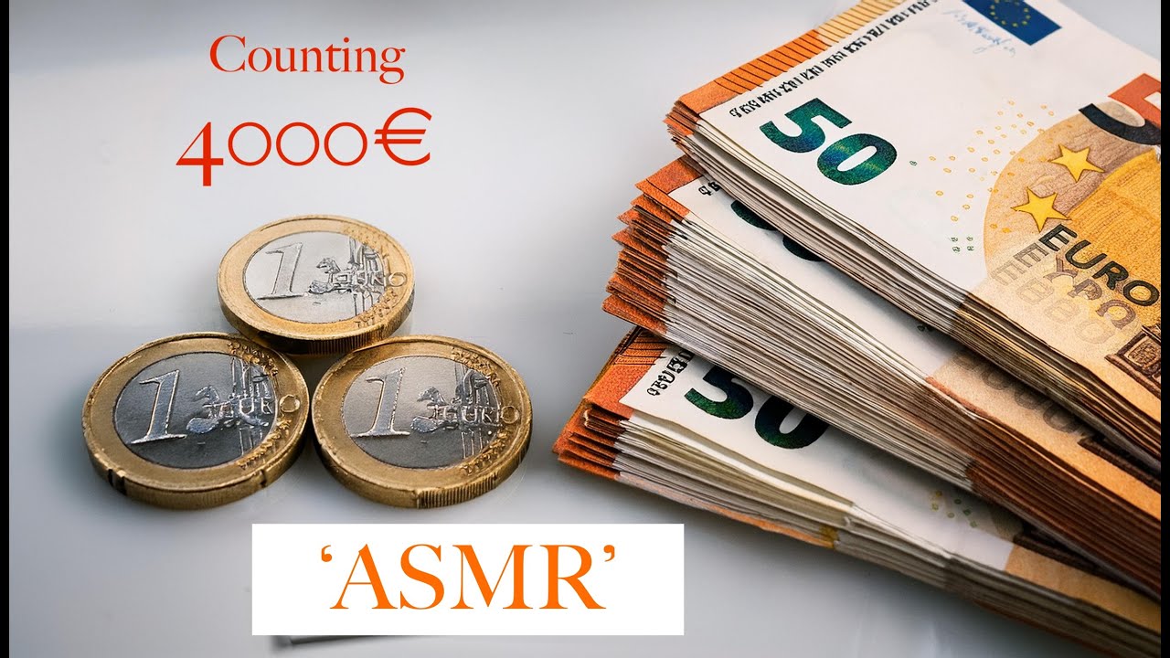 Counting 4000&euro; Euros in cash - ASMR -