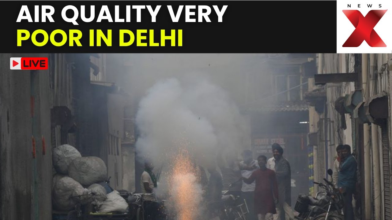 Delhi Pollution LIVE | AQI Hits 345, Air Quality Very Poor | In-depth Analysis on NewsX