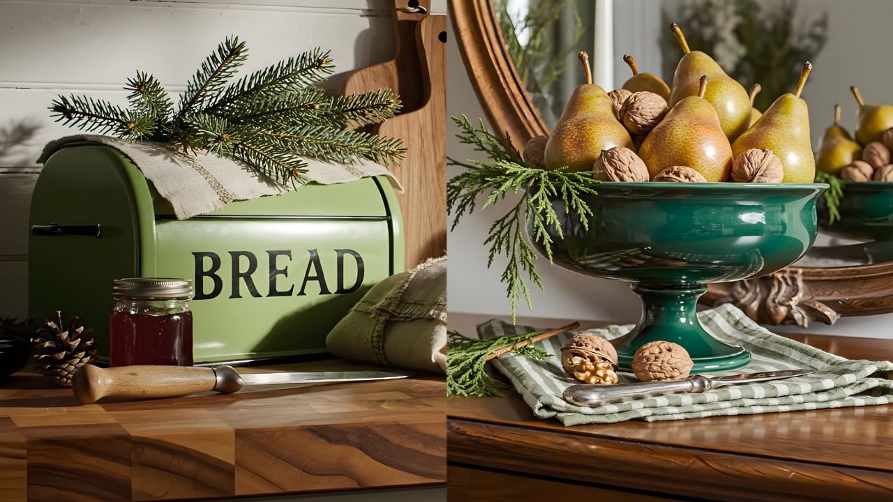 Classic Cottage Winter Tour: Cozy Sage & Pine Home Decor Ideas