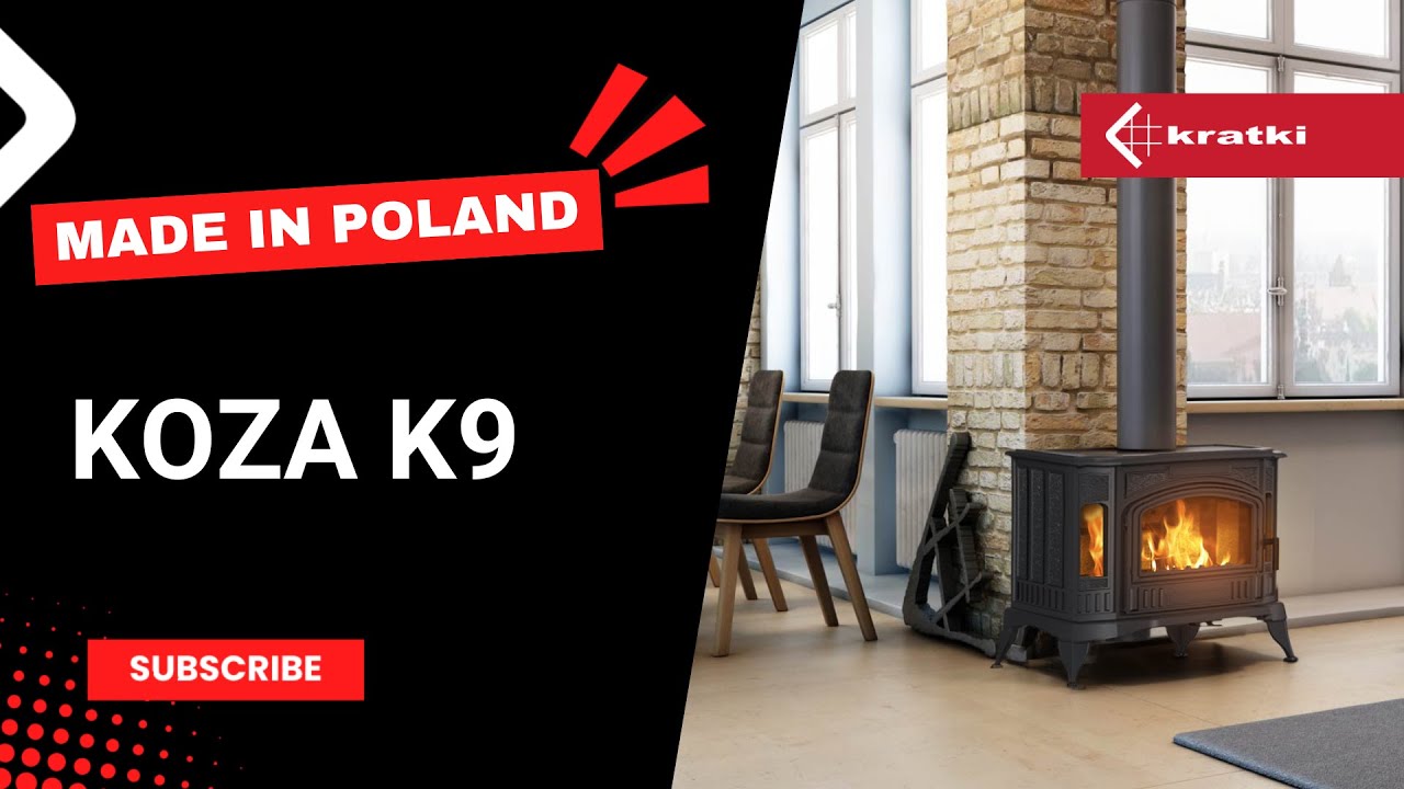 Żeliwny piec na drewno? Wybierz #kratki  odkryj moc KOZY K9