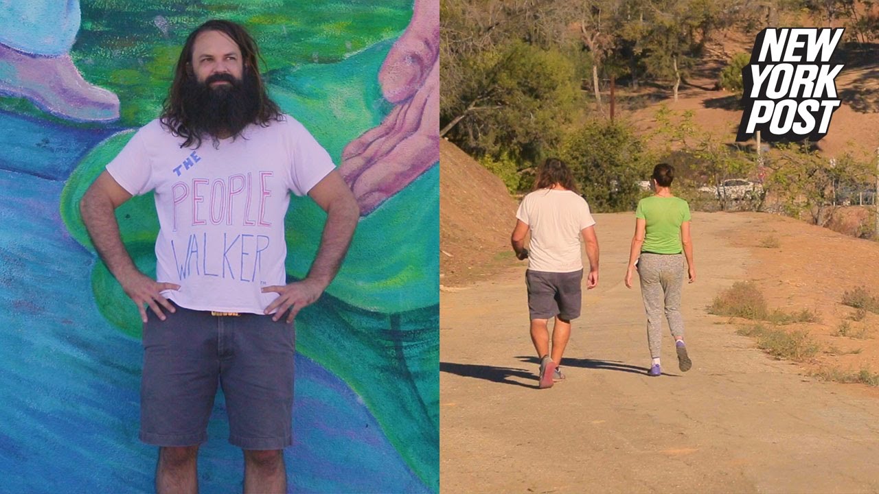 You can pay this guy to take you for a walk | New York Post