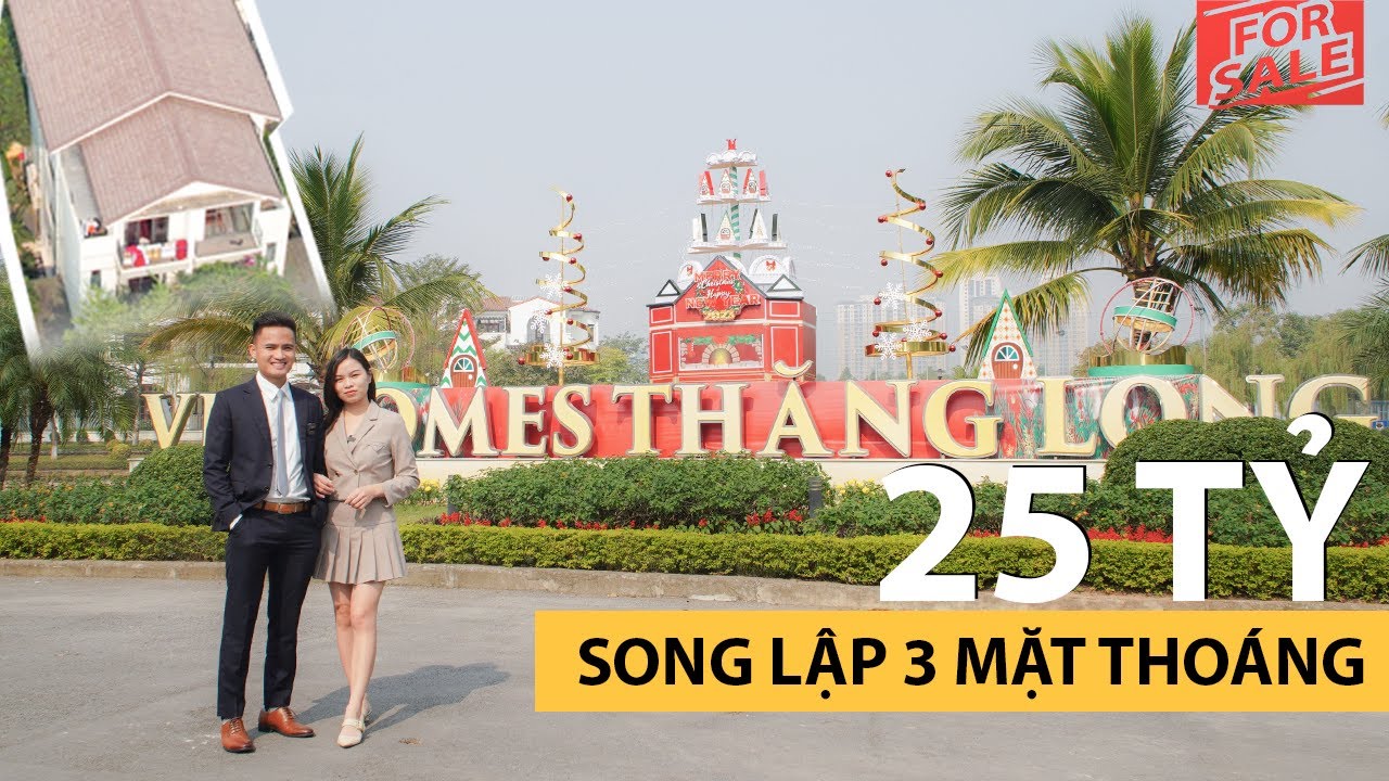 Biệt thự song lập 154m2 Vinhomes Thăng Long 25 tỷ | FOR SALE