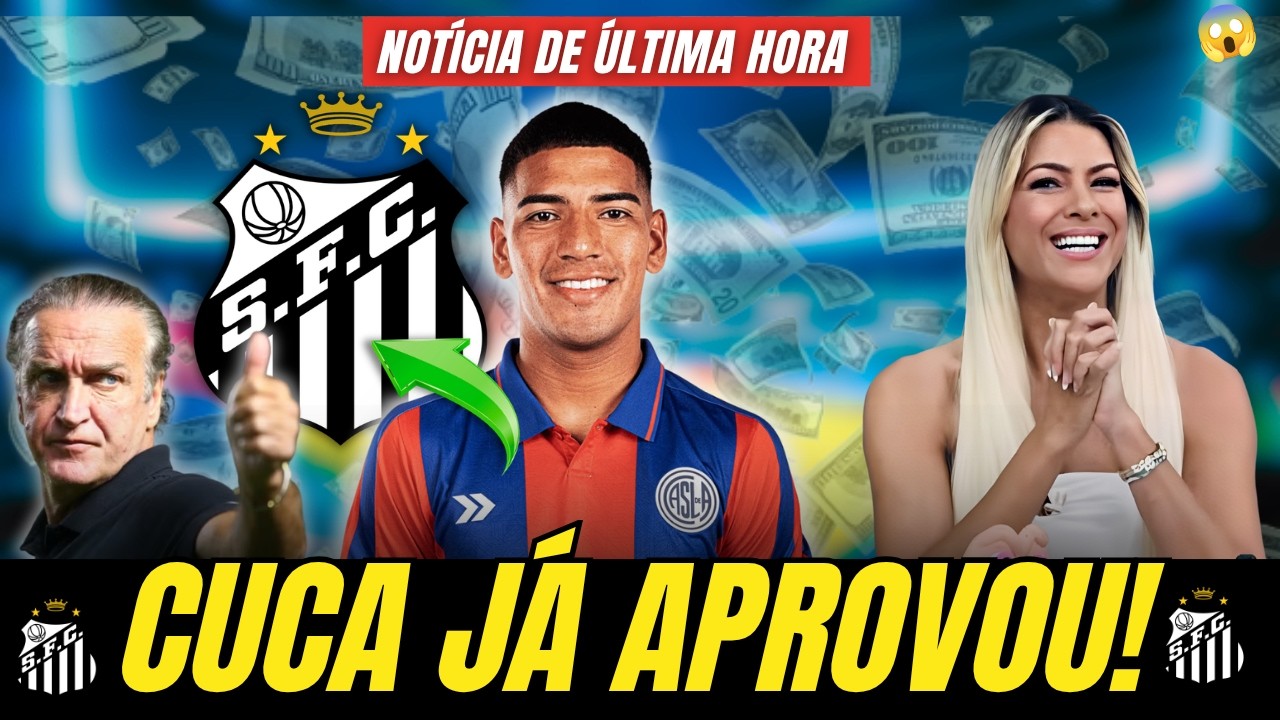 🚨 NOT&Iacute;CIA de &Uacute;LTIMA HORA! Santos Prepara Troca Surpreendente para a Janela!