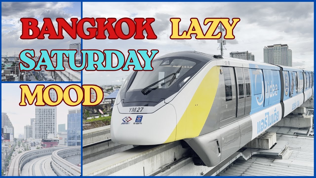 Bangkok Chill Ride | Driverless Monorail to Subway