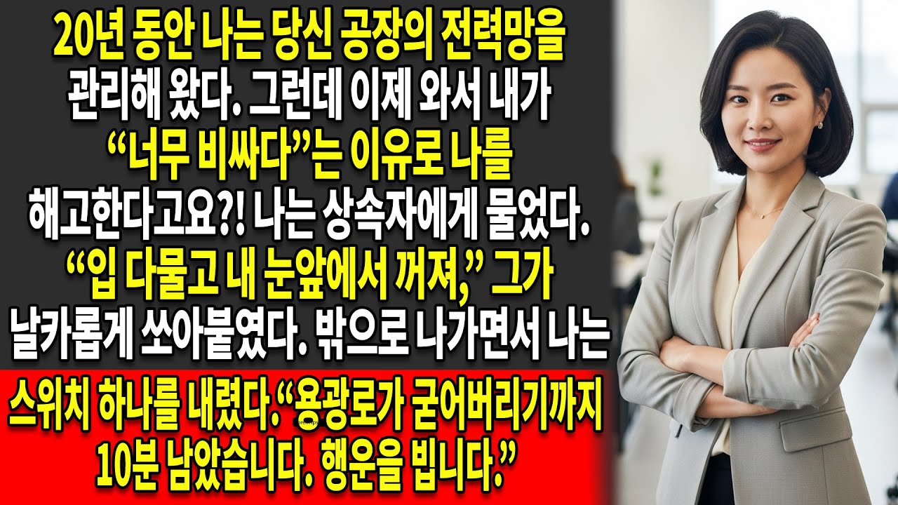 🕰️20년간 헌신한 끝에 나는 해고당했다. 💻단 한 번의 클릭이 1천억 원 👑규모의 위기를 초래했고 — 나를 사장으로 만들었다