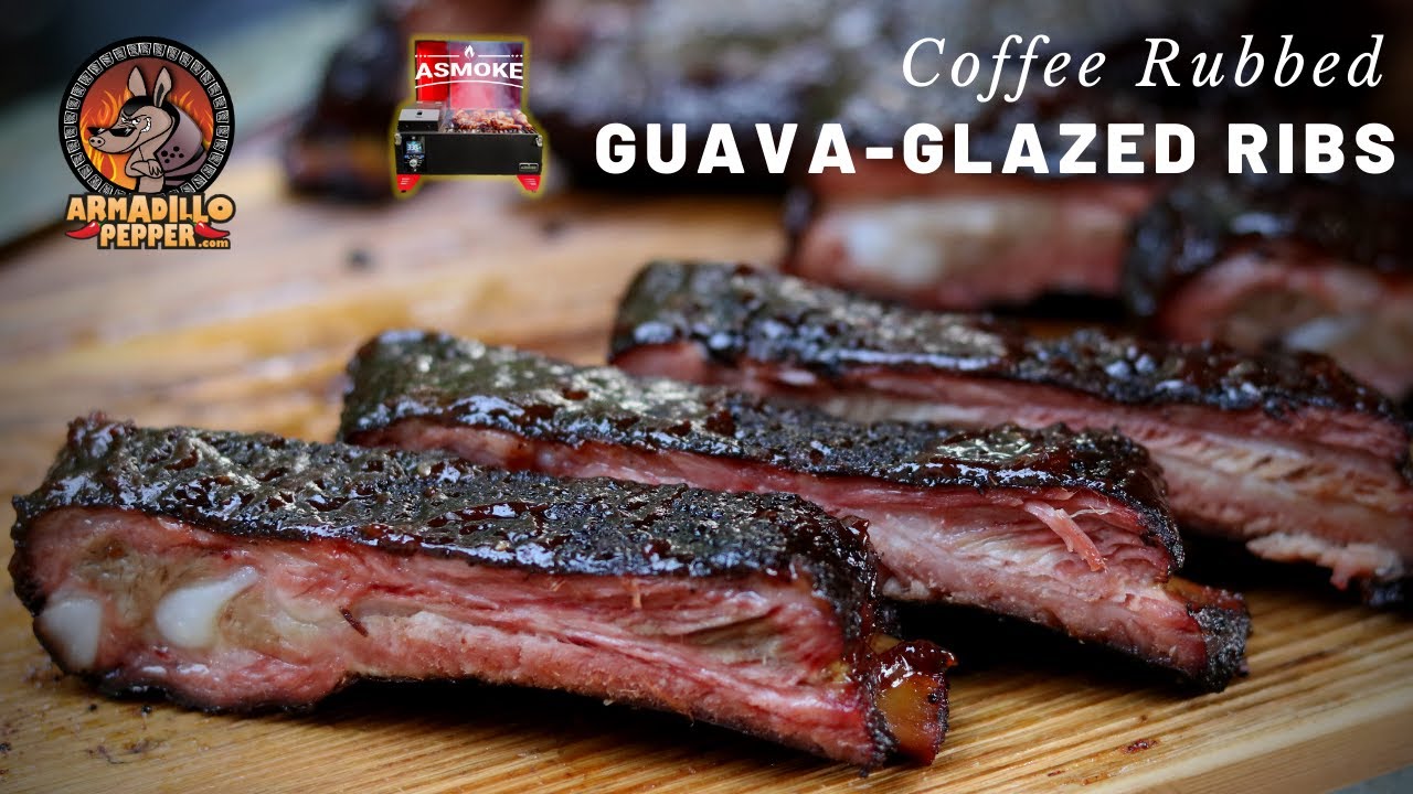 ASMOKE Guava-Glazed Ribs on Portable Pellet Grill