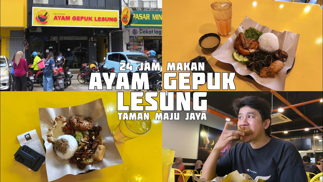 AYAM GEPUK LESUNG @ TAMAN MEDAN MAJU JAYA | AYAM GEPUK VIRAL Pedas, Rangup & Padu Gila!