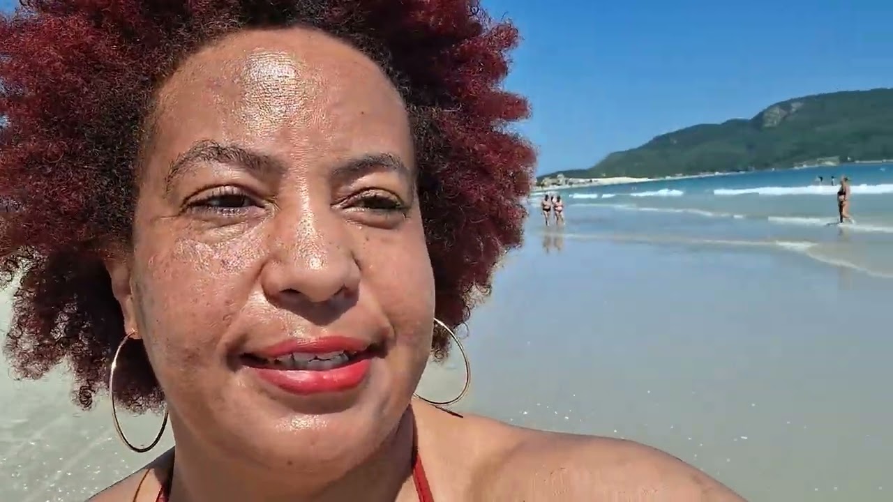 A confeiteira aproveitando o final de verão ....