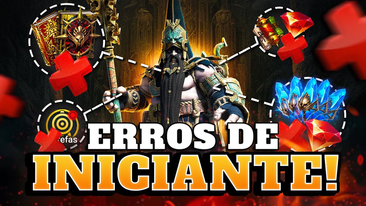 ERROS QUE TODO INICIANTE N&Atilde;O DEVE FAZER AO COME&Ccedil;AR NO RAID! | Raid Shadow Legends