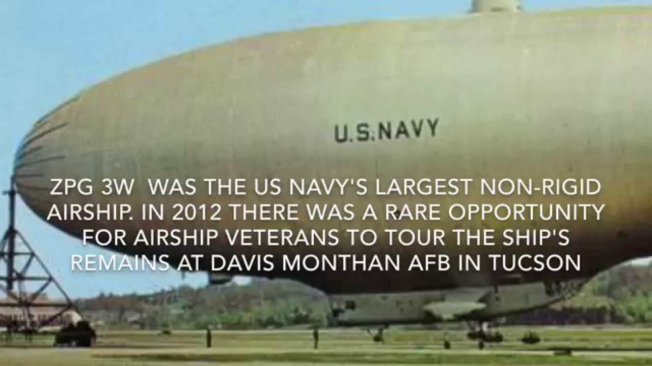 Tour of the US Navy airship ZPG 3W