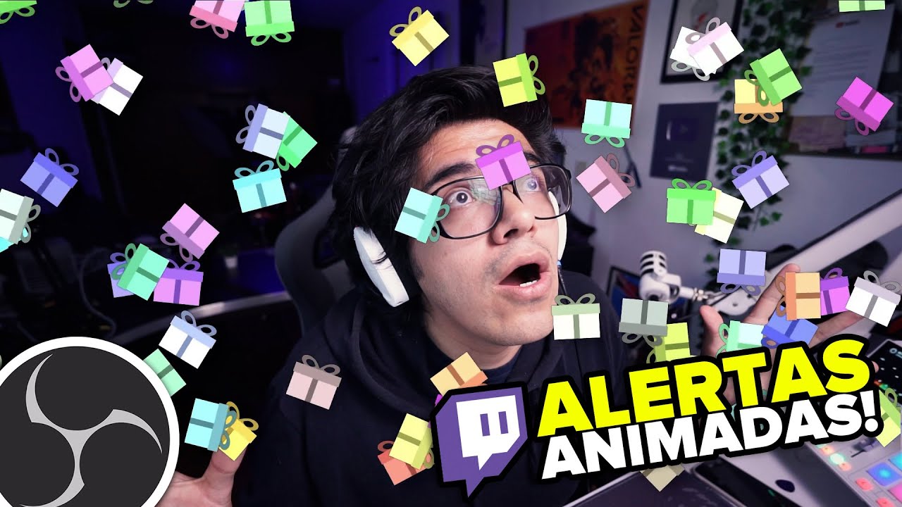 🤩 ALERTAS ANIMADAS GRATIS PARA TWITCH YOUTUBE Y FACEBOOK | Tutorial obs urbvic