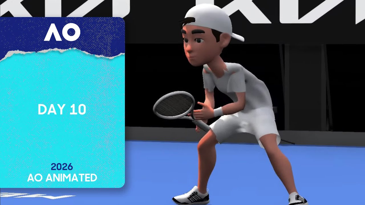 LIVE | AO Animated Day 10 | Australian Open 2026