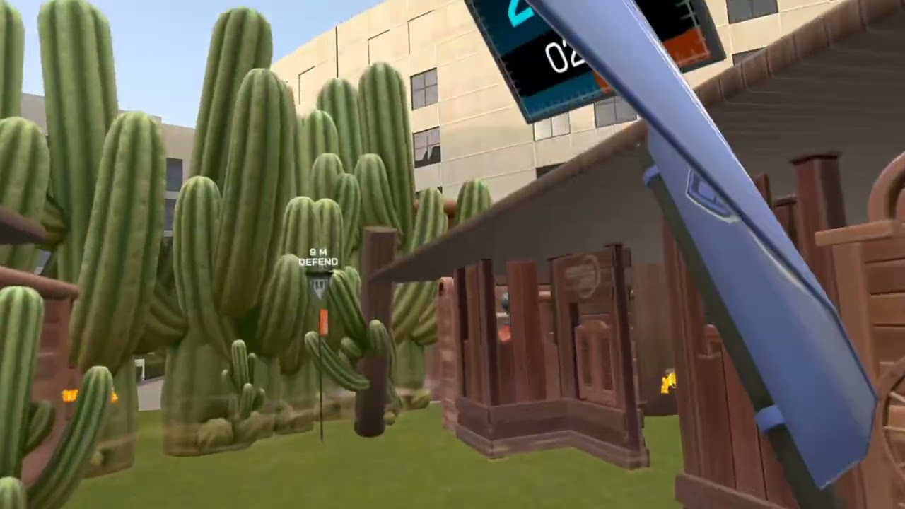 Spatial Ops - Western Village map (me vs kid - CTF)