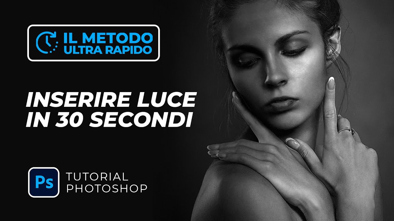INSERIRE LUCI in PHOTOSHOP: il metodo SUPER RAPIDO