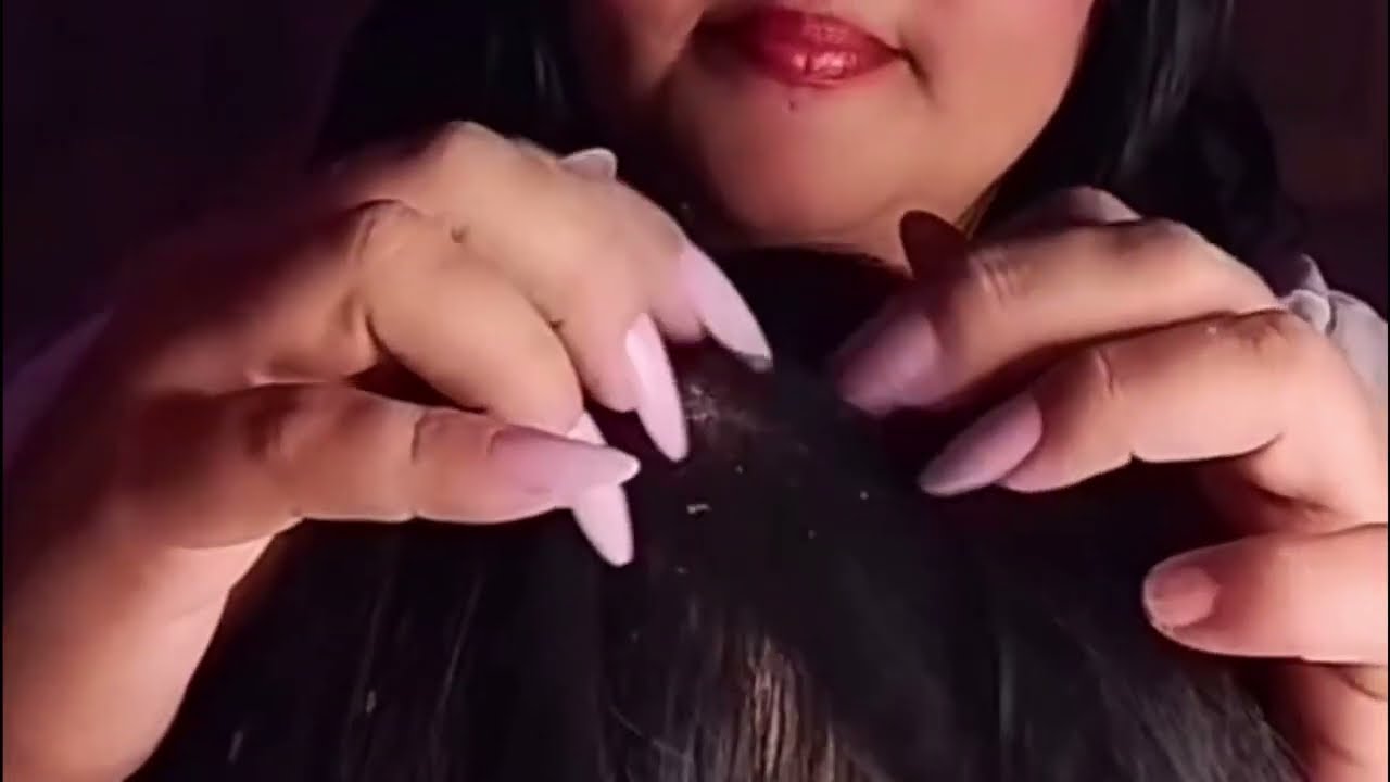 ASMR Relaxing Head and Hair Massage for Sleep 😴