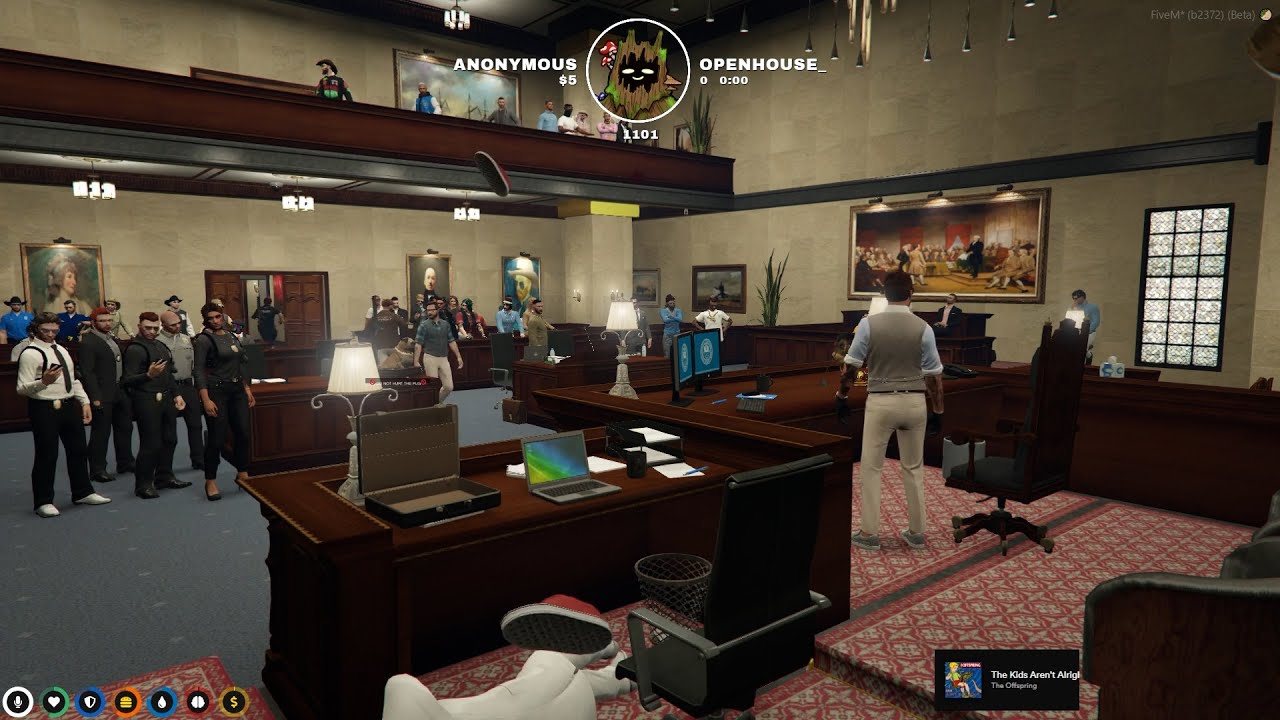 SBS Double R попался в автомобильной погоне и бросил обувь судье Крейну | Nopixel 3.0