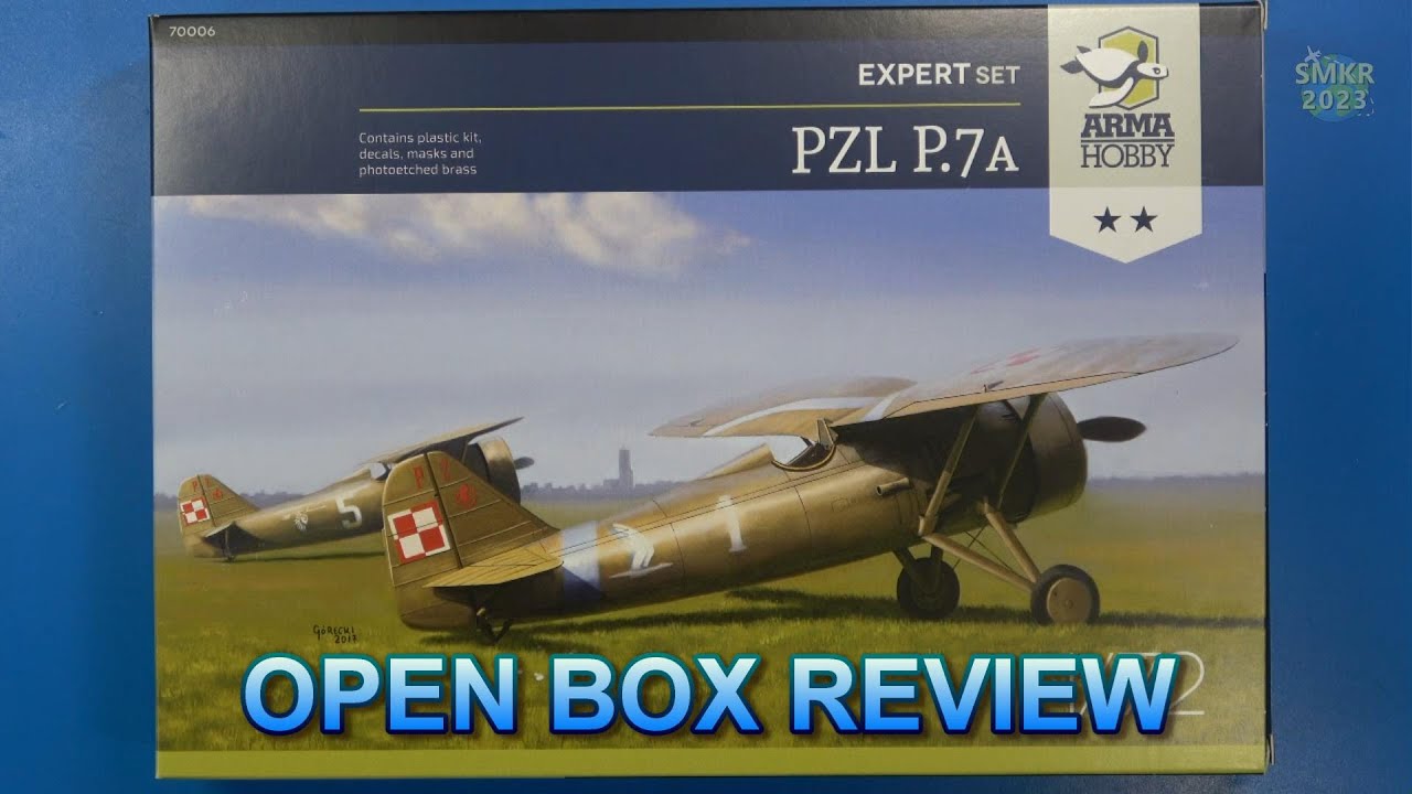 Arma Hobby PZL P.7a Expert Set Open Box Review