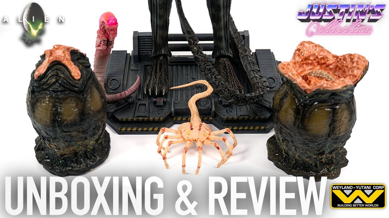 Alien Xenomorph Eggs, Facehugger & Chestburster 1/6 Scale Unboxing & Review