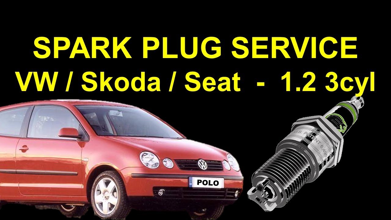 Замена свечей зажигания VW Polo / Двигатель VW 3 цилиндра