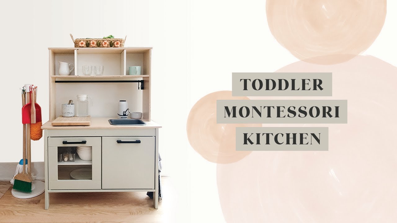 Montessori Toddler Ikea Play Kitchen Hack & Tour