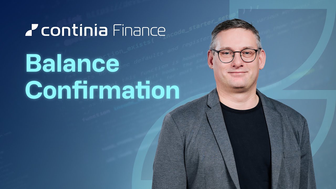 Continia Finance, Essential Module - Balance Confirmation