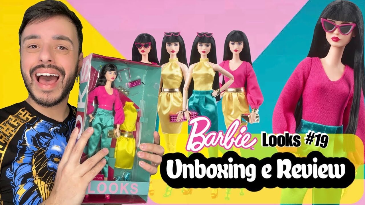 Barbie Looks 2023 #19 (Mattel Creations Exclusive)  - Unboxing e Review PT BR
