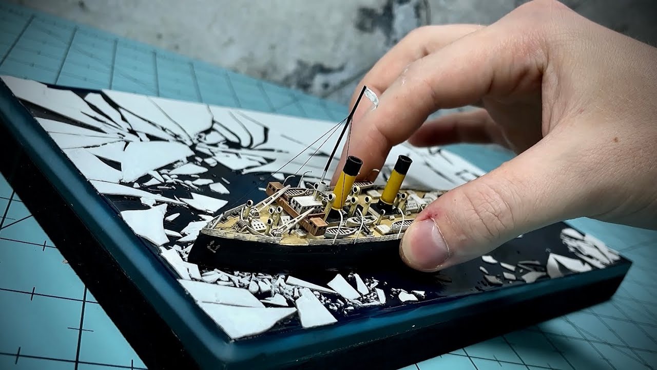 ЛЕДОКОЛ диорама | diorama ICEBREAKER 1/700