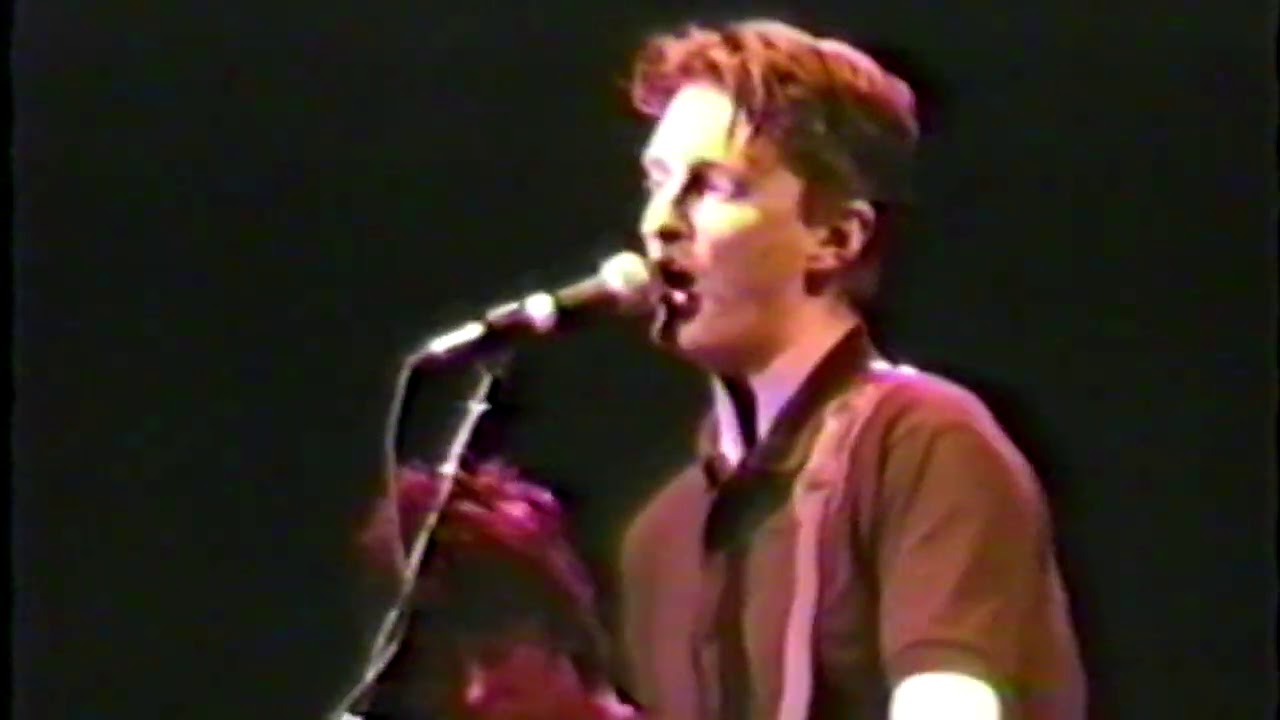 Billy Bragg live in Burlington Vermont 29th Oct 1988 with Wiggy and Cara Tivey