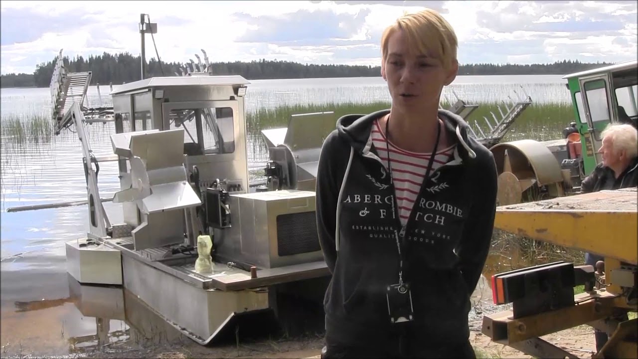 Vesikasvien niittotapahtuma Vuorijärvellä Parkanossa 14.8.2018
