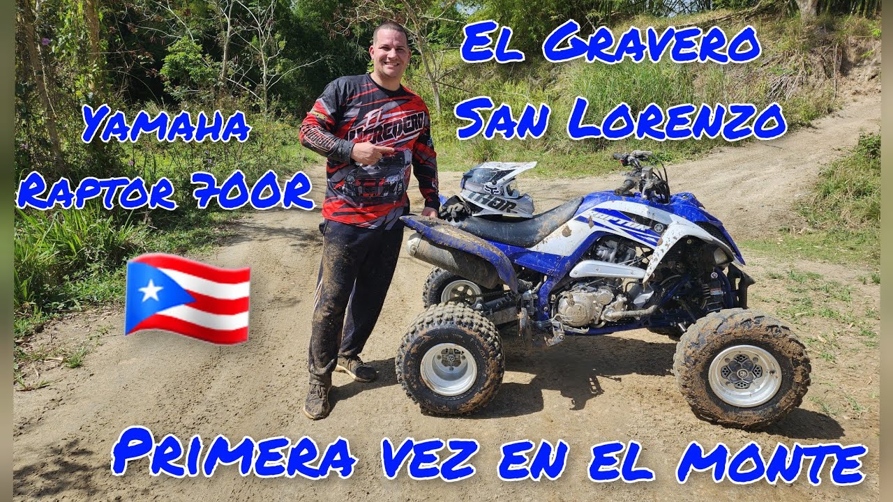Rutiando en fourtrack El Gravero en San lorenzo Yamaha Raptor 700R
