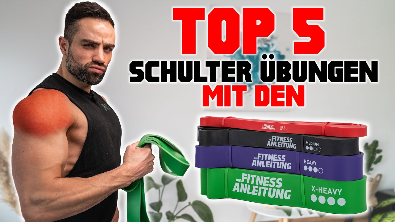 Breite SCHULTERN zu Hause aufbauen (Resistance Band)