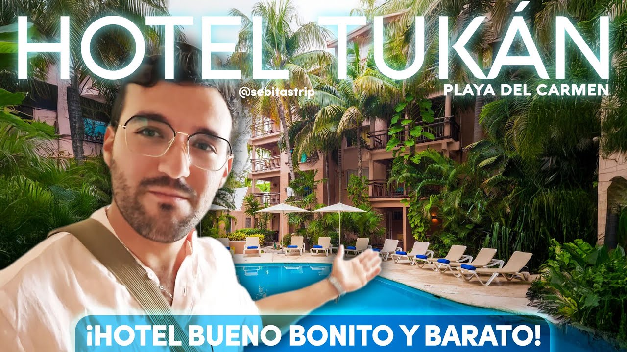 ¿El hotel más BARATO a una calle de la 5ta avenida? Así es el Hotel Tukan 🏝️ | Playa del Carmen