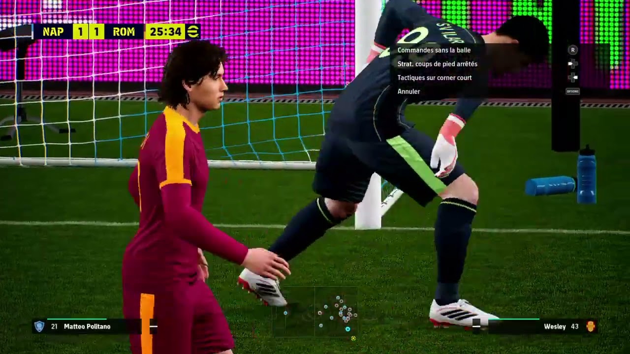efootball 26 Serie A Napoli vs Roma