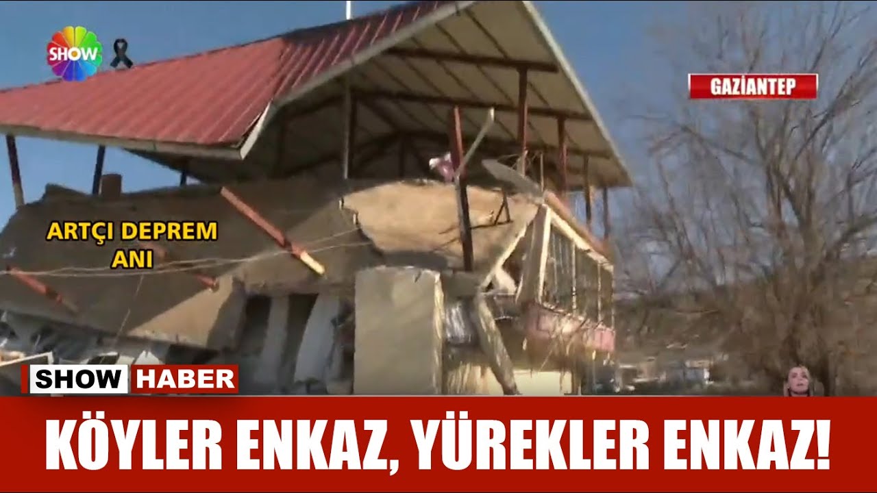 Show Haber ekibi artçı depreme yakalandı